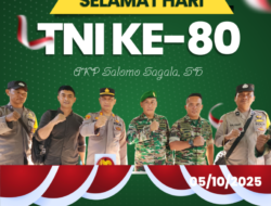 Kapolsek Lima Puluh Ucapkan Selamat HUT ke-80 TNI, Tegaskan Semangat Sinergitas TNI-Polri