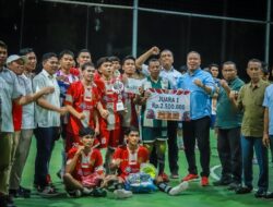 Wabup Tutup Turnamen Futsal Tidar Cup, Ajak Remaja Jauhi Narkoba