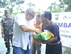 INALUM Bersama TNI & Polri Gelar Program Sembako Murah bagi Warga Sekitar Perusahaan