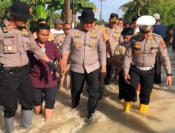 Kapolres Cek 65 Rumah Terdampak Korban Banjir di Kecamatan Medang Deras