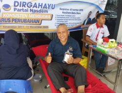 Dirgahayu Partai NasDem, Pengurus NasDem Batubara Gelar Donor Darah Untuk Kemanusiaan
