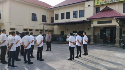 Apel Fungsi Kali Ini Dipimpin Langsung Kapolres Batu Bara