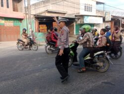 Gaptur Pagi, Berikan Pengamanan Pelajar dari Bahaya Arus Lalu Lintas