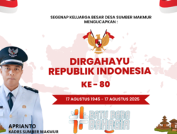 Kepala Desa Sumber Makmur Aprianto Mengucapkan Selamat HUT ke-80 TNI, PRIMA