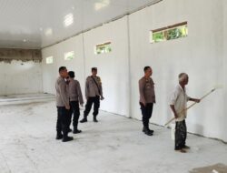 Persiapan Polsek Lima Puluh Akan Pindah, Kapolsek Lakukan Pengecekan Lokasi Baru