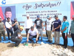 Kapolres Berikan Motivasi, Letakkan Batu Pertama Perumahan Bahagia