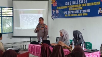 Kanit Binmas Sosialisasi Perlindungan Anak di SMP