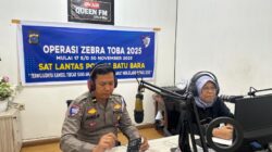 Lewat Udara, Satlantas Ajak Warga Taat Berlalu Lintas Lewat Siaran Radio