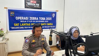 Lewat Udara, Satlantas Ajak Warga Taat Berlalu Lintas Lewat Siaran Radio