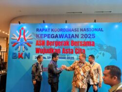 Komitmen Tingkatkan Kapasitas ASN, Bupati Baharuddin Hadiri Rakornas Kepegawaian BKN 2025