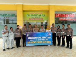 Edukasi Keselamatan, Satlantas Polres Batu Bara Sambangi Pengunjung Rumah Sakit Bidadari