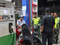 Dandim 0208/Asahan Lakukan Monitoring SPBU di Kota Kisaran Terkait Antrian Panjang BBM