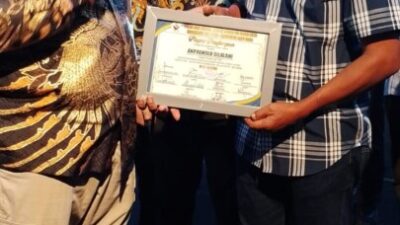 Penutupan PSBD ke VII Tahun 2025, Kapolsek Terima Piagam dari Bupati