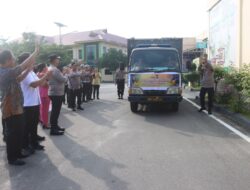 Kirimkan Bantuan Kemanusiaan, Kapolres: Mari Kita Doakan Saudara Kita di Sana