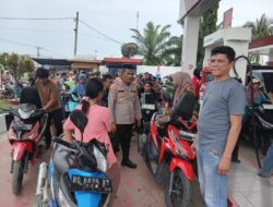 Kapolsek Turun Langsung Cek SPBU di Medang Deras