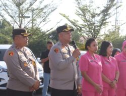 Kembali, Polres Batu Bara Kirim Bantuan Kemanusiaan Bencana Banjir di Langkat