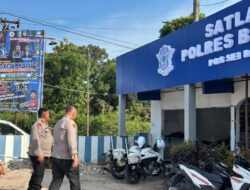Kapolres Cek Persiapan Pos Pengamanan Nataru