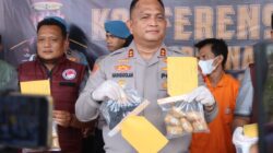 Komitmen Berantas Narkoba, Tiga Pengedar Sabu, Serta Barang Bukti 1 Kg