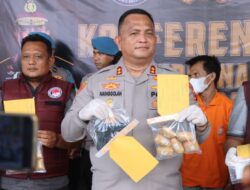 Komitmen Berantas Narkoba, Tiga Pengedar Sabu, Serta Barang Bukti 1 Kg