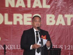 Polres Batu Bara Rayakan Natal, Kapolres Ajak Personel Jaga Damai dan Kebersamaan