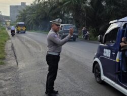 Jadikan Gaptur Sarapan Pagi Bagi Satlantas Personil Polres Batubara, Terus Lakukan Penertipan Kepada Penguna Jalan