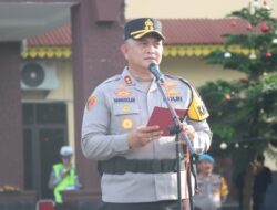 Dalam Rangka Pengamanan Nataru 2025, Kapolres Pimpin Apel Gelar Pasukan