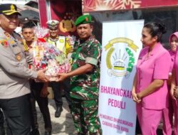 Cek Pos Pam & Pos Yan, Kapolres Tinggalkan Bingkisan untuk Personel