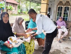 HUT ke – 2, Media Online Ucup News.com Berbagi Sembako dan Santuni Yatim