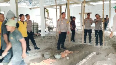 Berdirinya SPPG di Polsek Indrapura, Kapolres Cek Perkembangan