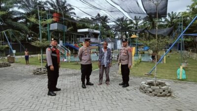 Pastikan Keamanan Lokasi Objek Wisata, Kapolsek Berikan Himbauan
