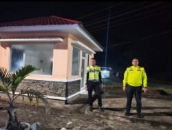 Jelang Nataru, KBO Satlantas Tinjau Persiapan Pos Pelayanan