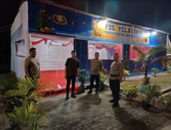 Kapolsek Cek Pos Yan, Pastikan Kesiapan Personel dan Sarana
