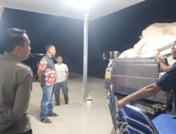 Kapolsek Tinjau dan Cek Barang Masuk Mobiler MBG