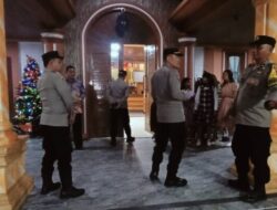 Malam Berganti Tahun, Personel Polres Batu Bara Pam Gereja