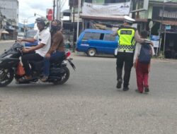 Pengaturan Lalu Lintas Pelajar Terasa Aman dan Lancar