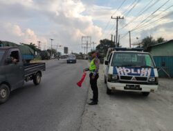 Personel Satlantas Intensifkan Patroli Kibas di Titik Rawan