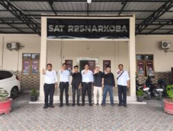 Dukung Pemberantasan Narkoba Kasat Narkoba Terima Audiensi Ikatan Mahasiswa Batu Bara,