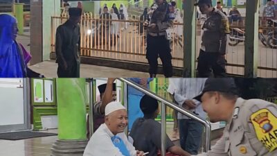 Berikan Rasa Aman di Bulan Ramadan, Personil Polsek Kawal Ibadah Tarawih