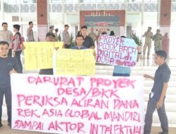 Soroti BKK Pojok Baca Digital, AMPERA Layangkan Tujuh Tuntutan di Depan Kantor Batu Bara, Kapolsek Berikan Pengamanan