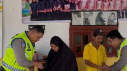 Jumat Berkah, KBO Satlantas Salurkan Kepedulian ke Pesantren