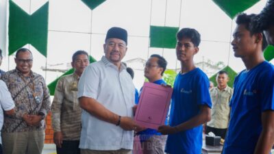 Bupati Batu Bara Serahkan Sertifikat BNSP Pelatihan Teknisi AC Residential