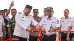 Resmikan Stasiun KA Lima Puluh, Wabup Sampaikan Keadaan Stasiun Sudah Berbeda 10 Tahun Lalu