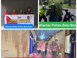 Jumat Berkah, Jajaran Polres Batu Bara Terus Sentuh Masyarakat Melalui Bakti Sosial Serta Edukasi Kamtibmas