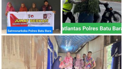 Jumat Berkah, Jajaran Polres Batu Bara Terus Sentuh Masyarakat Melalui Bakti Sosial Serta Edukasi Kamtibmas