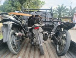 Patroli Subuh, Personil Polsek Sita Sepeda Motor Knalpot Brong