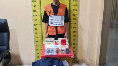 Polresta Deli Serdang Bongkar Kiriman 6,3 Kg Sabu dari Meulaboh