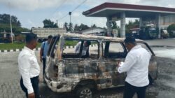 Dikabarkan Gegara Korsleting Mobil Kebakaran di SPBU Pakam, Rugi Rp20 Juta