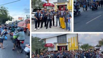 Jelang Buka Puasa, Pengurus Ranting Ransus Indrapura Begikan 500 Paket Takjil Kepada Pengendara dan Masyarakat