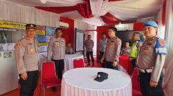 Cek Posyan, Kapolsek Pastikan Personel Siaga Layani Masyarakat