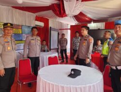 Cek Posyan, Kapolsek Pastikan Personel Siaga Layani Masyarakat